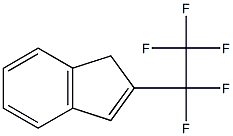 2-(ペンタフルオロエチル)-1H-インデン 化学構造式