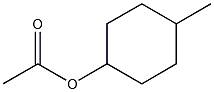 4-メチルシクロヘキシル=アセタート 化学構造式