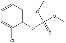 Thiophosphoric acid O,O-dimethyl O-(2-chlorophenyl) ester