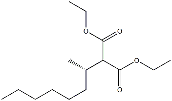 (-)-2-[(S)-1-Methylheptyl]malonic acid diethyl ester