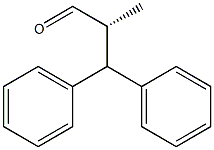 [R,(+)]-2-Methyl-3,3-diphenylpropionaldehyde Structure