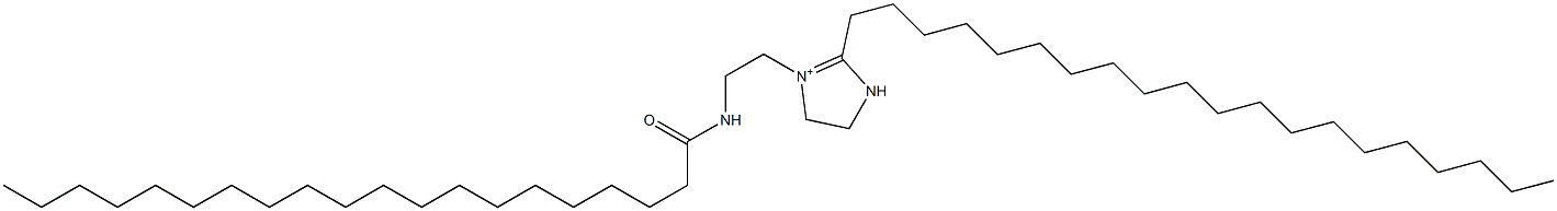 1-[2-(イコサノイルアミノ)エチル]-2-イコシル-1-イミダゾリン-1-イウム 化学構造式
