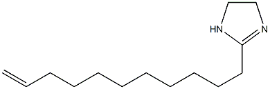 2-(10-ウンデセニル)-1-イミダゾリン 化学構造式