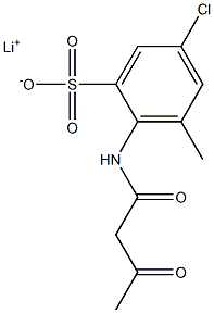 2-(Acetoacetylamino)-5-chloro-3-methylbenzenesulfonic acid lithium salt