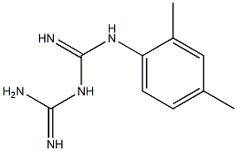 キシリルビグアニド 化学構造式