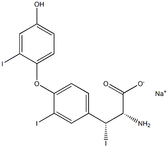 (2S,3R)-2-Amino-3-[4-(4-hydroxy-2-iodophenoxy)-3-iodophenyl]-3-iodopropanoic acid sodium salt