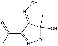 3-Acetyl-5-hydroxy-5-methylisoxazol-4(5H)-one oxime