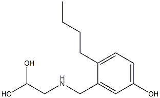 3-[(2,2-Dihydroxyethyl)aminomethyl]-4-butylphenol