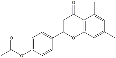 2-(4-Acetoxyphenyl)-5,7-dimethylchroman-4-one