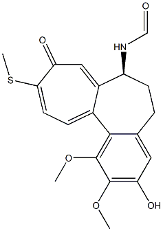 (S)-1-Methoxy-2-methyloxy-3-hydroxy-7-formylamino-10-methylthio-6,7-dihydrobenzo[a]heptalen-9(5H)-one