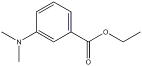 3-(ジメチルアミノ)安息香酸エチル 化学構造式