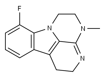10-Fluoro-2,3,5,6-tetrahydro-3-methyl-1H-3,4,10b-triazafluoranthene