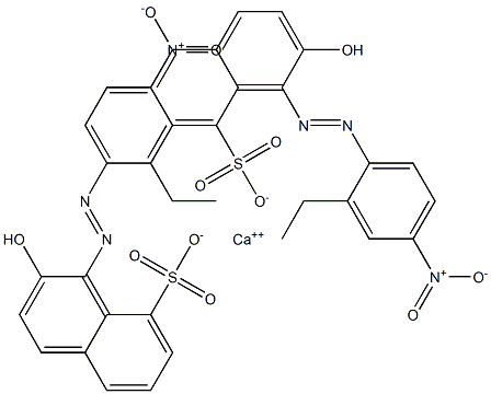 Bis[1-[(2-ethyl-4-nitrophenyl)azo]-2-hydroxy-8-naphthalenesulfonic acid]calcium salt