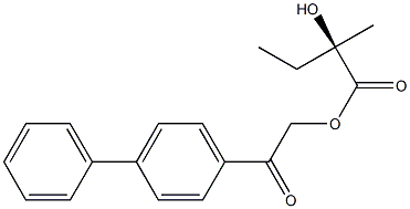 [R,(-)]-2-Hydroxy-2-methylbutyric acid p-phenylphenacyl ester