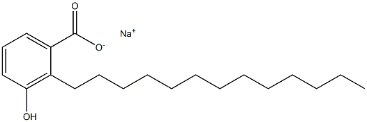 2-Tridecyl-3-hydroxybenzoic acid sodium salt