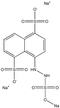 4-[2-(Sodiooxysulfonyl)hydrazino]-1,5-naphthalenedisulfonic acid disodium salt