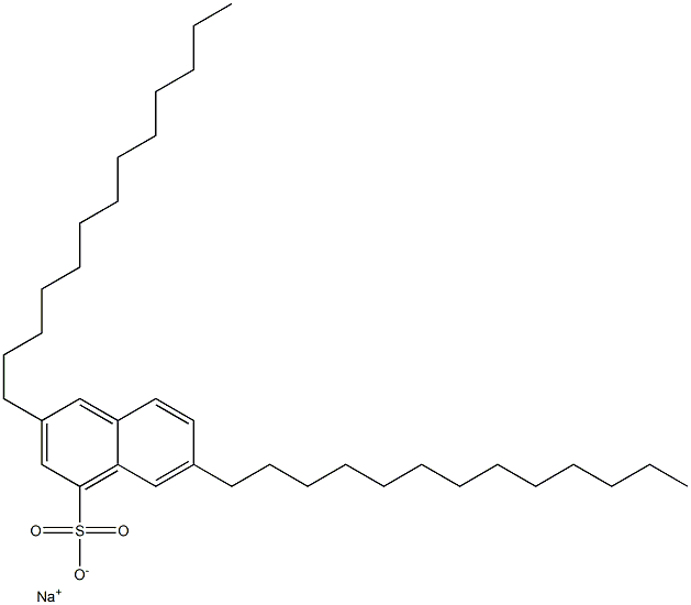 3,7-Ditridecyl-1-naphthalenesulfonic acid sodium salt