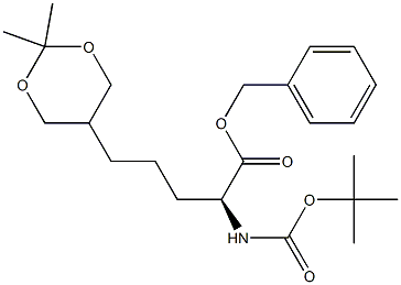 (2S)-2-tert-Butyloxycarbonylamino-5-(2,2-dimethyl-1,3-dioxan-5-yl)pentanoic acid benzyl ester