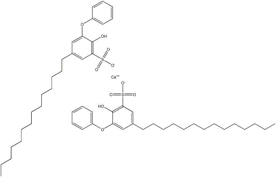 Bis(2-hydroxy-5-tetradecyl[oxybisbenzene]-3-sulfonic acid)calcium salt