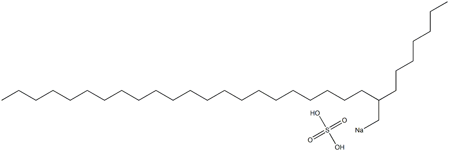 Sulfuric acid 2-heptyltetracosyl=sodium salt