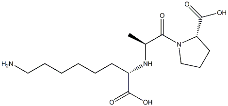 (S)-2-[[(S)-1-[[(2S)-2-Carboxypyrrolidin-1-yl]carbonyl]ethyl]amino]-8-aminooctanoic acid