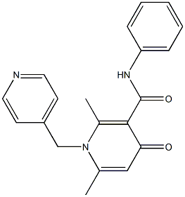 1-(4-Pyridinylmethyl)-1,4-dihydro-2,6-dimethyl-N-phenyl-4-oxopyridine-3-carboxamide
