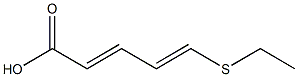 (2E,4E)-5-Ethylthio-2,4-pentadienoic acid