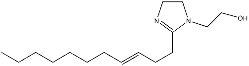 1-(2-ヒドロキシエチル)-2-(3-ウンデセニル)-2-イミダゾリン 化学構造式