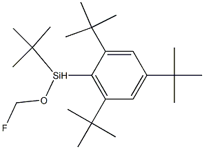 tert-Butylfluoromethoxy(2,4,6-tri-tert-butylphenyl)silane