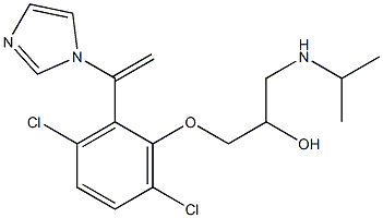 1-[1-[2-(3-Isopropylamino-2-hydroxypropoxy)3,6-dichlorophenyl]vinyl]-1H-imidazole