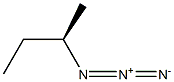 [R,(-)]-2-アジドブタン 化学構造式
