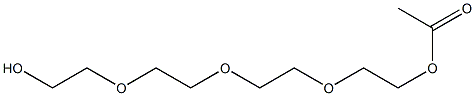 酢酸11-ヒドロキシ-3,6,9-トリオキサウンデカン-1-イル 化学構造式