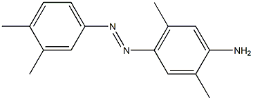 4-(3,4-キシリルアゾ)-2,5-ジメチルベンゼンアミン 化学構造式