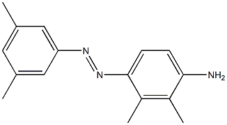 4-(3,5-キシリルアゾ)-2,3-ジメチルベンゼンアミン 化学構造式
