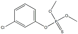 Thiophosphoric acid O,O-dimethyl O-[m-chlorophenyl] ester