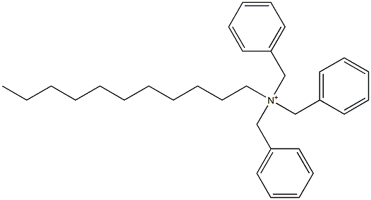 ウンデシルトリベンジルアミニウム 化学構造式