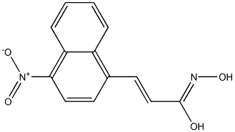 (E)-3-(4-Nitro-1-naphthalenyl)-2-propenehydroximic acid