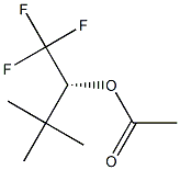 (-)-Acetic acid (R)-1-trifluoromethyl-2,2-dimethylpropyl ester 结构式