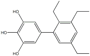 5-(2,3,5-Triethylphenyl)benzene-1,2,3-triol