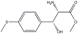 (2S,3R)-3-[4-(Methylthio)phenyl]-3-hydroxy-2-aminopropanoic acid methyl ester