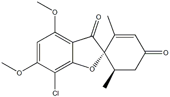(2S,6'R)-7-Chloro-4,6-dimethoxy-2',6'-dimethylspiro[benzofuran-2(3H),1'-[2]cyclohexene]-3,4'-dione