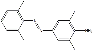 4-(2,6-キシリルアゾ)-2,6-ジメチルベンゼンアミン 化学構造式
