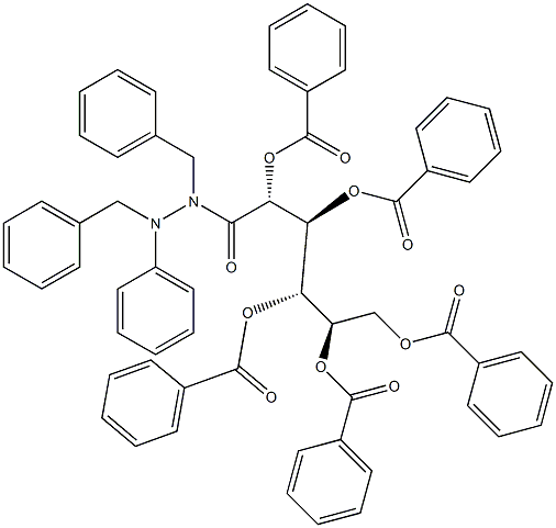 2-O,3-O,4-O,5-O,6-O-Pentabenzoyl-D-galactonic acid 1,2-dibenzyl-2-phenyl hydrazide