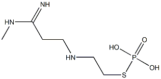 Thiophosphoric acid S-[2-(3-imino-3-methylaminopropylamino)ethyl] ester