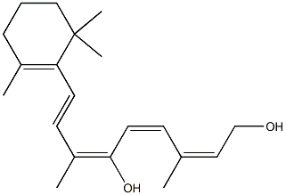 (11Z,13Z)-7,8-ジヒドロ-10-ヒドロキシレチノール 化学構造式