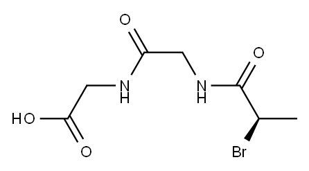 [[[[(R)-2-Bromo-1-oxopropyl]amino]acetyl]amino]acetic acid