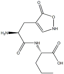 (S)-2-[[(S)-2-Amino-3-[(2,5-dihydro-5-oxoisoxazol)-4-yl]propanoyl]amino]pentanoic acid