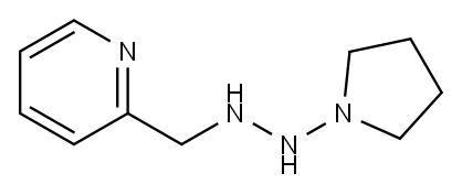 1-(2-Pyridinylmethyl)-2-(1-pyrrolidinyl)hydrazine|