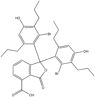 1,1-Bis(6-bromo-4-hydroxy-2,5-dipropylphenyl)-1,3-dihydro-3-oxoisobenzofuran-4-carboxylic acid