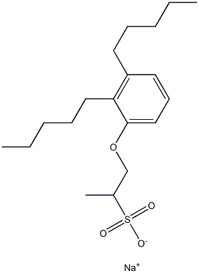 1-(2,3-Dipentylphenoxy)propane-2-sulfonic acid sodium salt